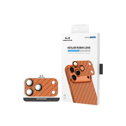Keephone Apple iPhone 17 Pro Max Kevlar Robin Kamera Lens Koruyucu