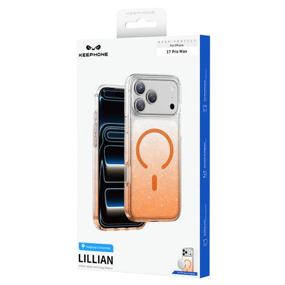 Keephone Apple iPhone 17 Pro Max Lillian Simli Magsafe Kılıf