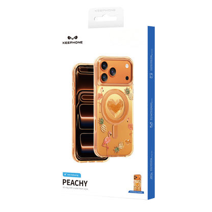 Keephone Apple iPhone 17 Pro Max Peachy Magsafe Kapak