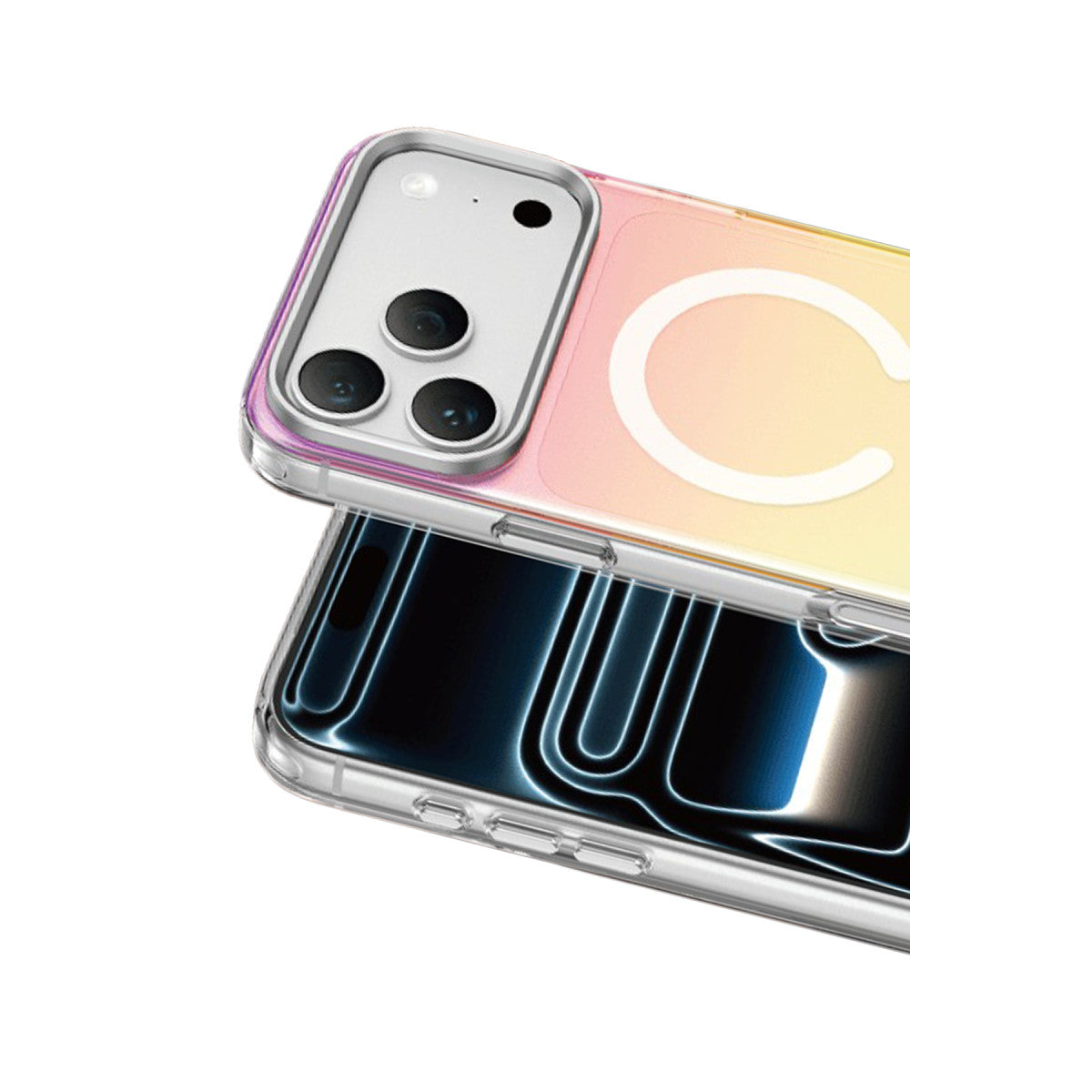 Keephone Apple iPhone 17 Pro Max Rainbow Magsafe Kapak