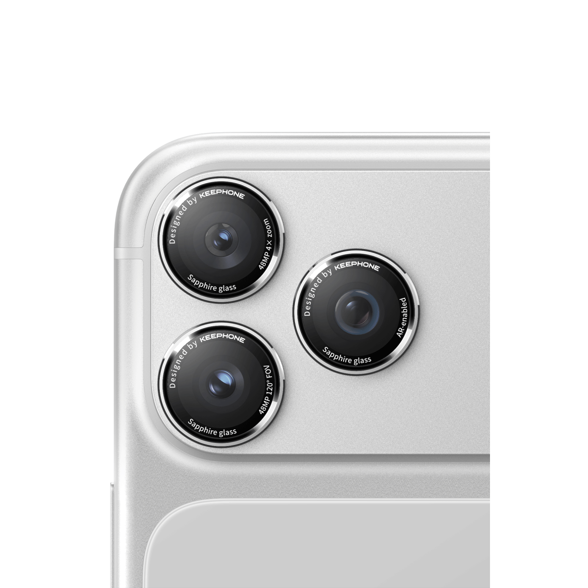 Keephone Apple iPhone 17 Pro Max Sapphire Vita Arka Film Ve Kamera Lens Koruyucu