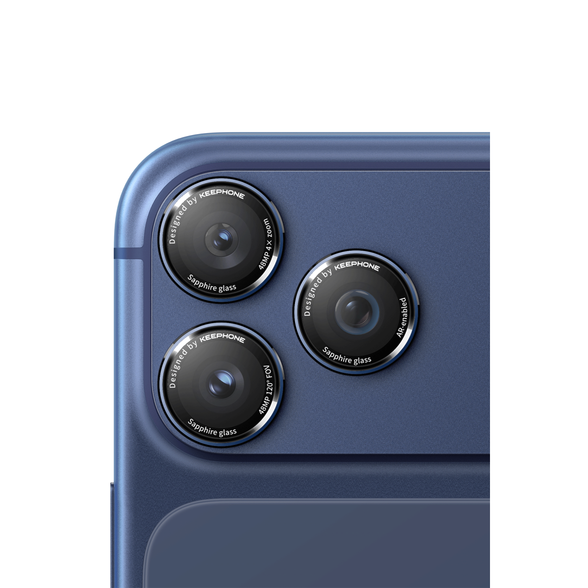 Keephone Apple iPhone 17 Pro Max Sapphire Vita Arka Film Ve Kamera Lens Koruyucu