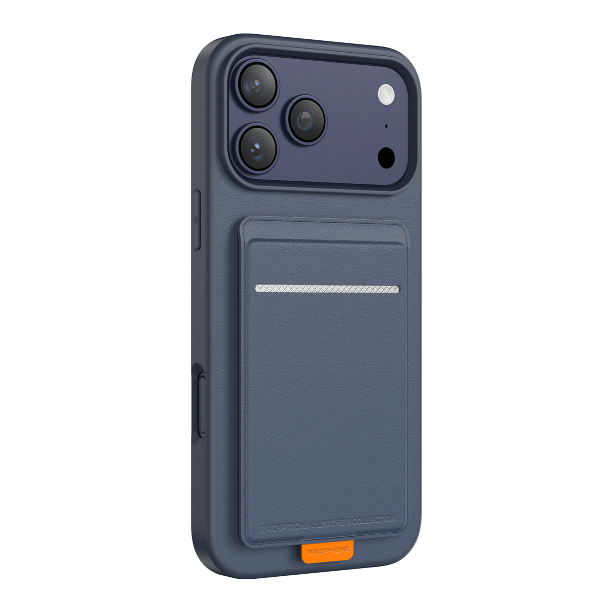 Keephone Apple iPhone 17 Pro Max Suedea Kartvizitli Standlı Kapak