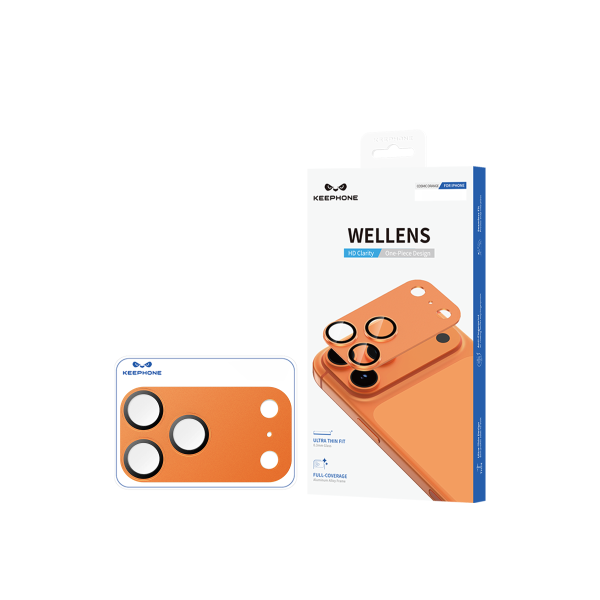 Keephone Apple iPhone 17 Pro Max Wellens Kamera Lens Koruyucu