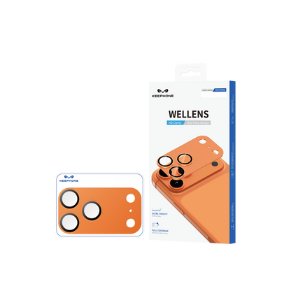 Keephone Apple iPhone 17 Pro Max Wellens Kamera Lens Koruyucu