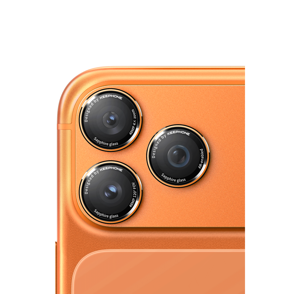 Keephone Apple iPhone 17 Pro Sapphire Vita Arka Film Ve Kamera Lens Koruyucu