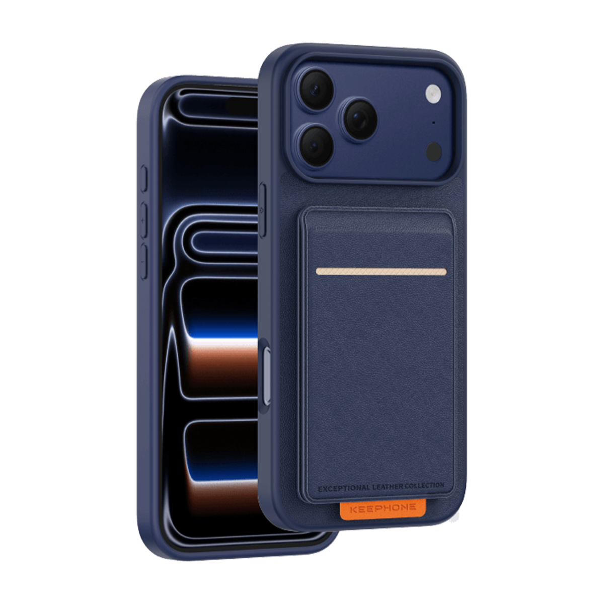 Keephone Apple iPhone 17 Pro Suedea Kartvizitli Standlı Kapak