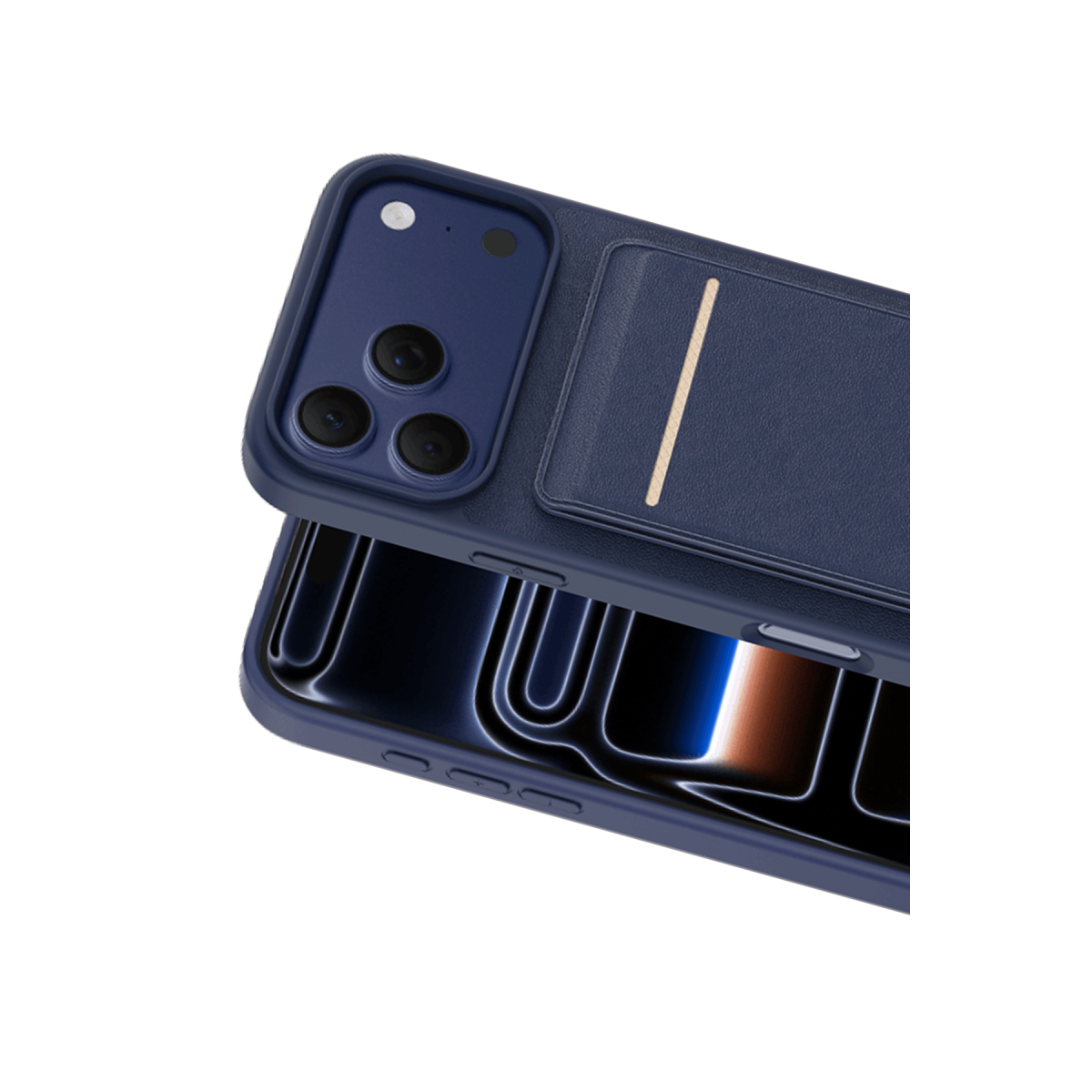 Keephone Apple iPhone 17 Pro Suedea Kartvizitli Standlı Kapak