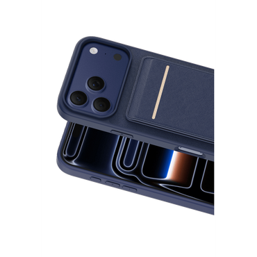 Keephone Apple iPhone 17 Pro Suedea Kartvizitli Standlı Kapak