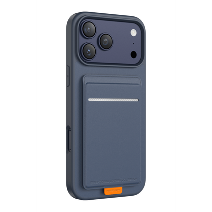 Keephone Apple iPhone 17 Pro Suedea Kartvizitli Standlı Kapak