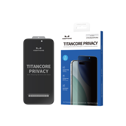 Keephone Apple iPhone 17 Pro Titancore Hayalet Cam Ekran Koruyucu