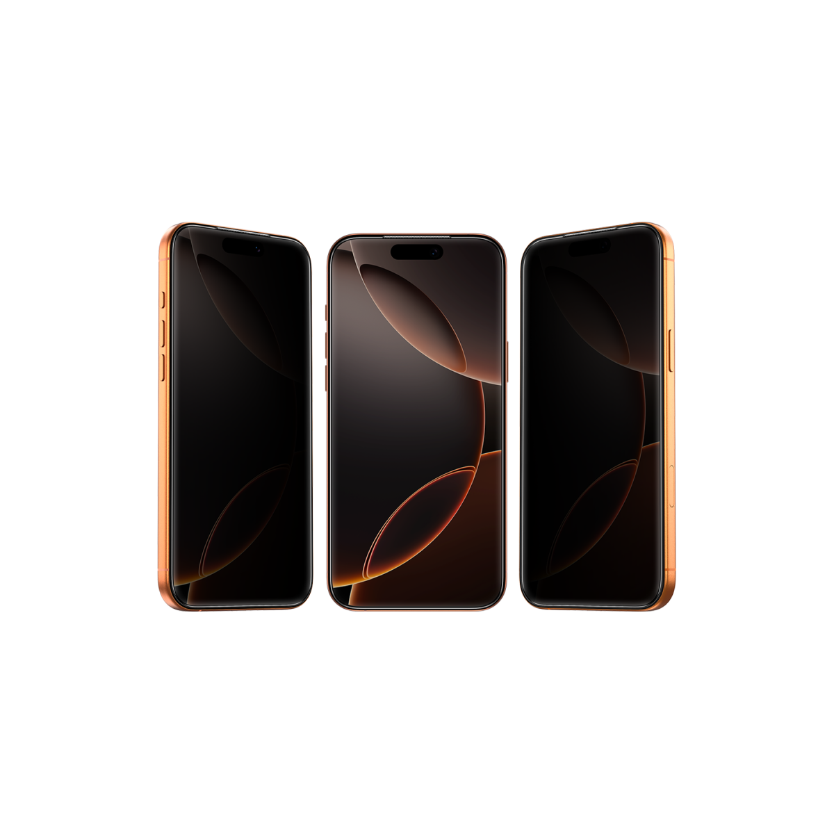 Keephone Apple iPhone 18 Pro 360 4 Way Privacy Cam Ekran Koruyucu