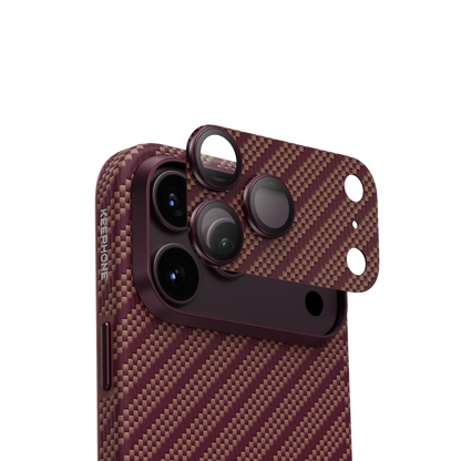 Keephone Apple iPhone 18 Pro Kevlar Robin Kamera Lens Koruyucu