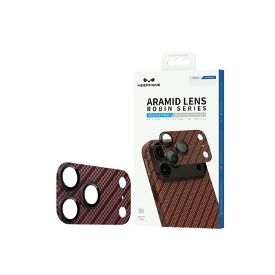Keephone Apple iPhone 18 Pro Max Kevlar Robin Kamera Lens Koruyucu