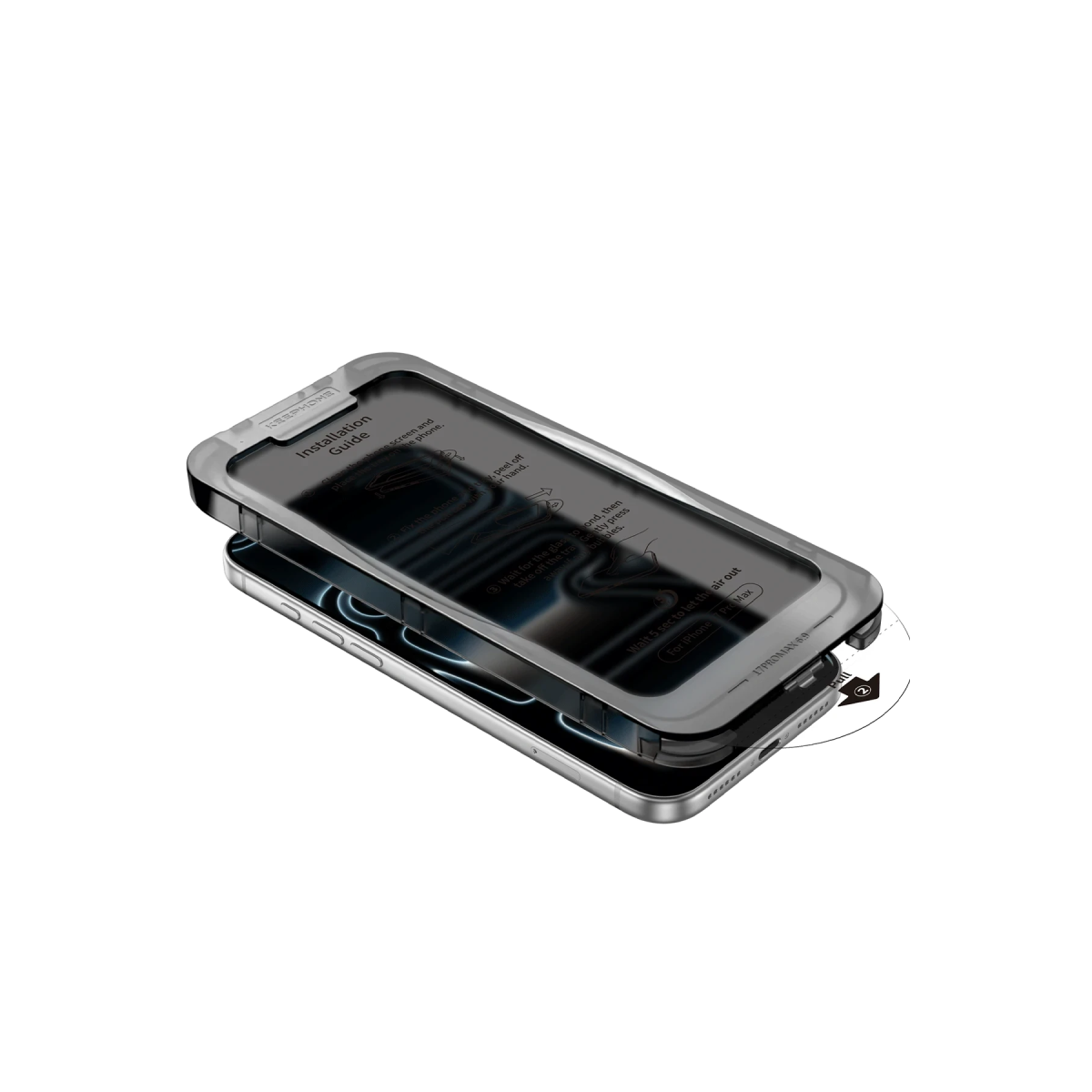 Keephone Apple iPhone 18 Pro Max EasyFit Hayalet Cam Ekran Koruyucu