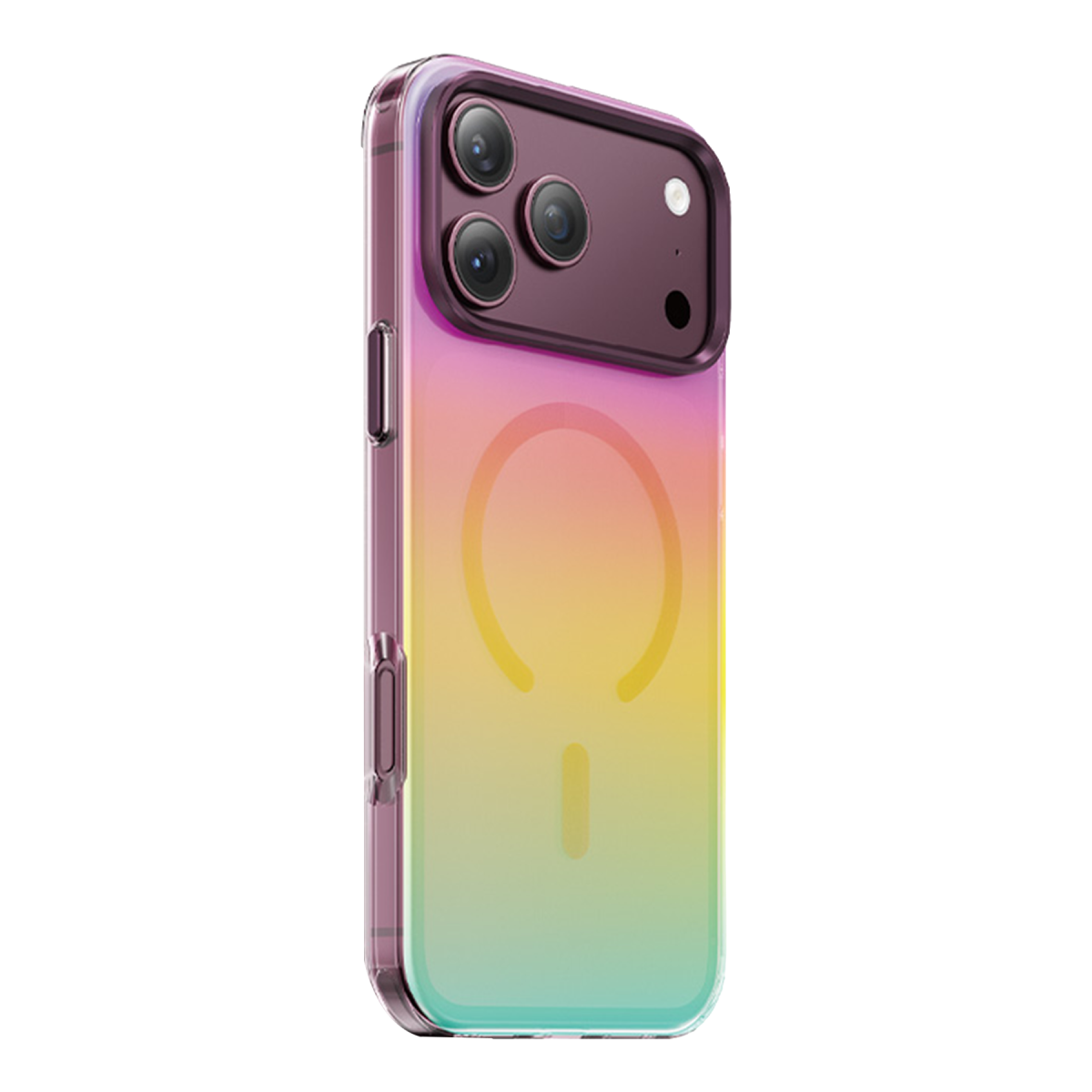 Keephone Apple iPhone 18 Pro Max Rainbow Magsafe Kapak
