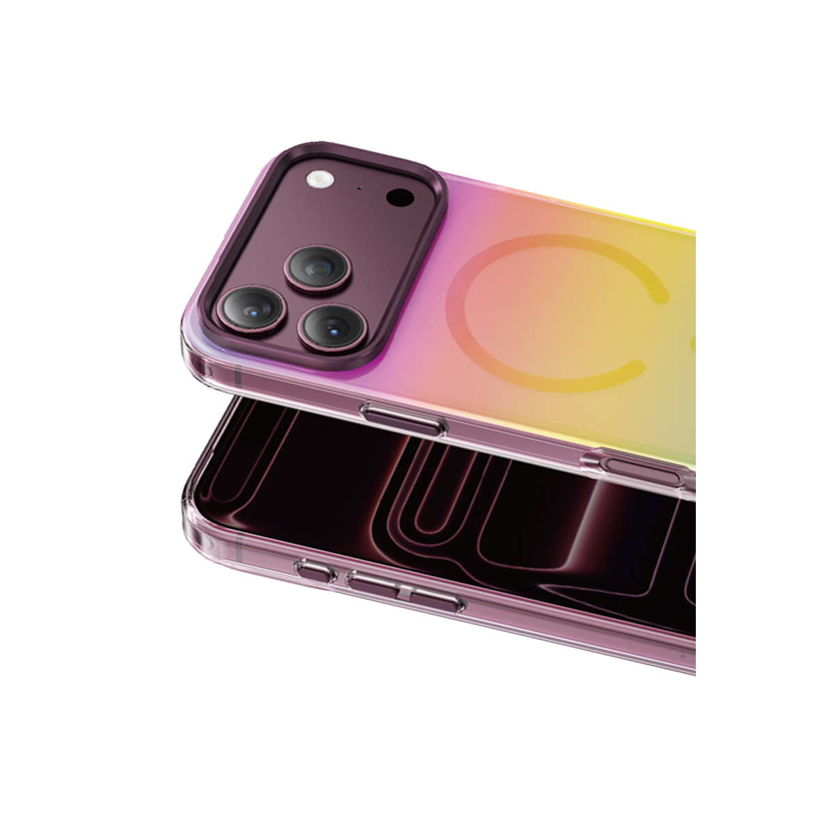 Keephone Apple iPhone 18 Pro Max Rainbow Magsafe Kapak