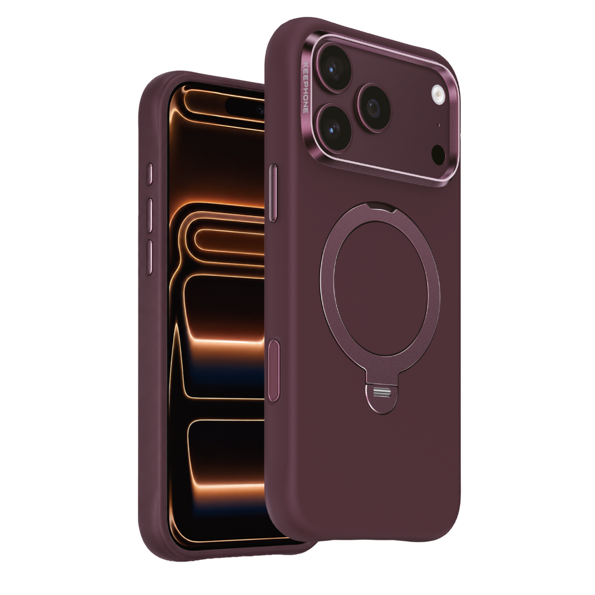 Keephone Apple iPhone 18 Pro Max Rovana Standlı Magsafe Kapak