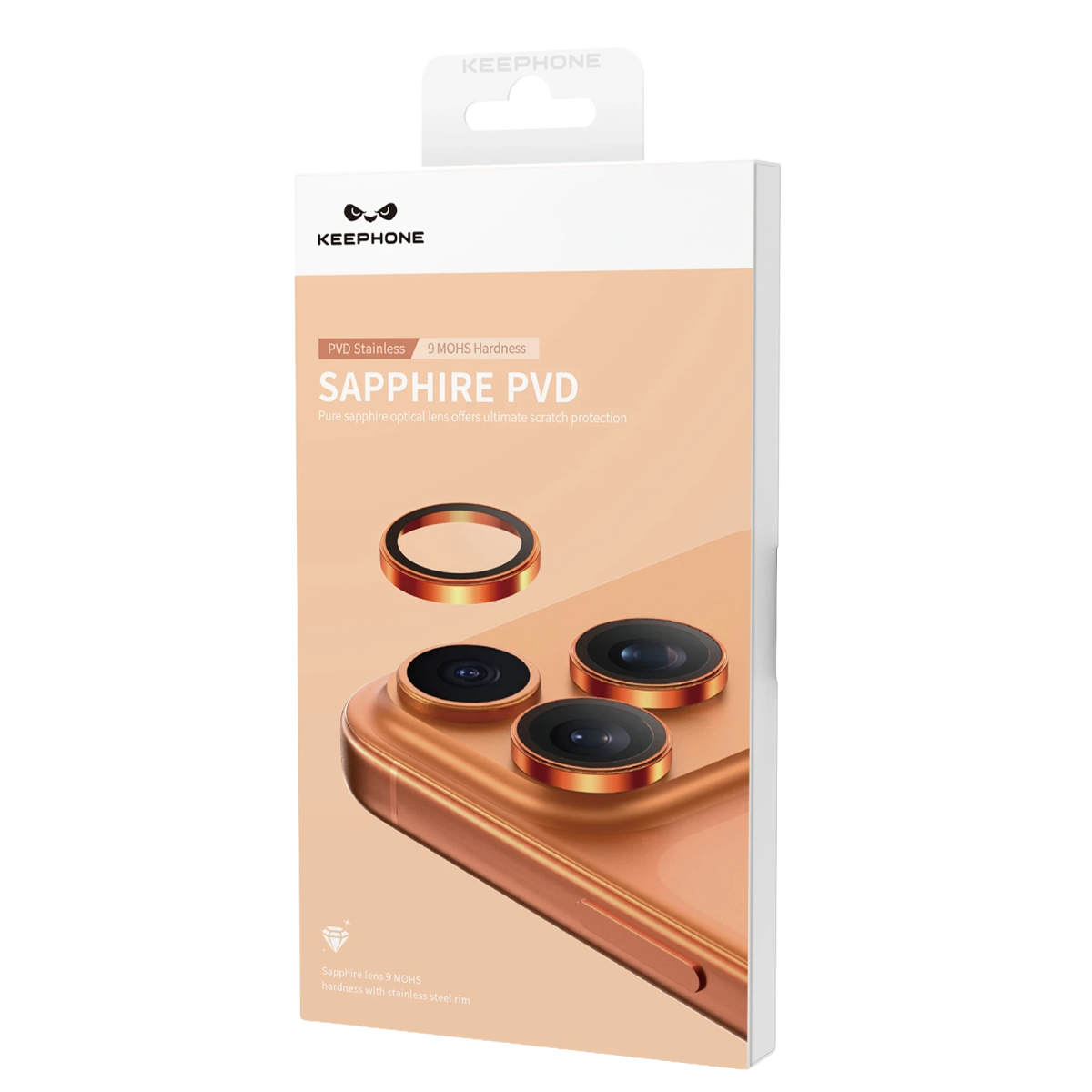 Keephone Apple iPhone 18 Pro Max Sapphire PVD Kamera Lens