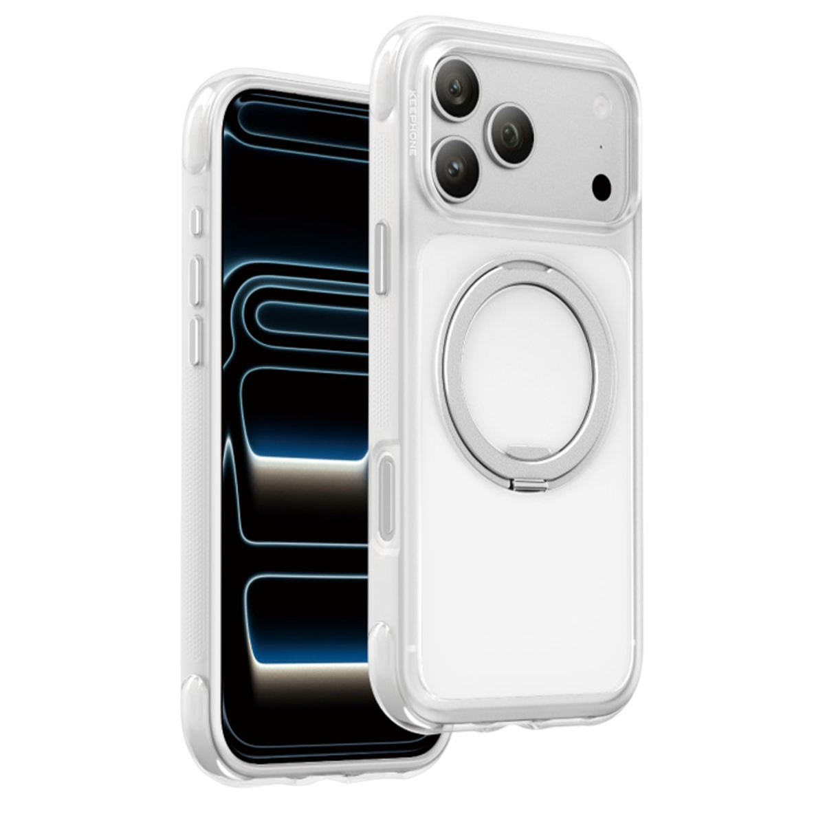 Keephone Apple iPhone 18 Pro Monica Airbag Pro Stantlı Magsafe Kapak