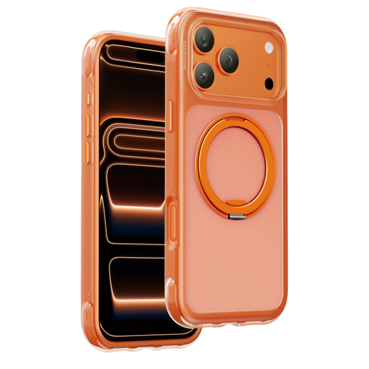 Keephone Apple iPhone 18 Pro Monica Airbag Pro Stantlı Magsafe Kapak