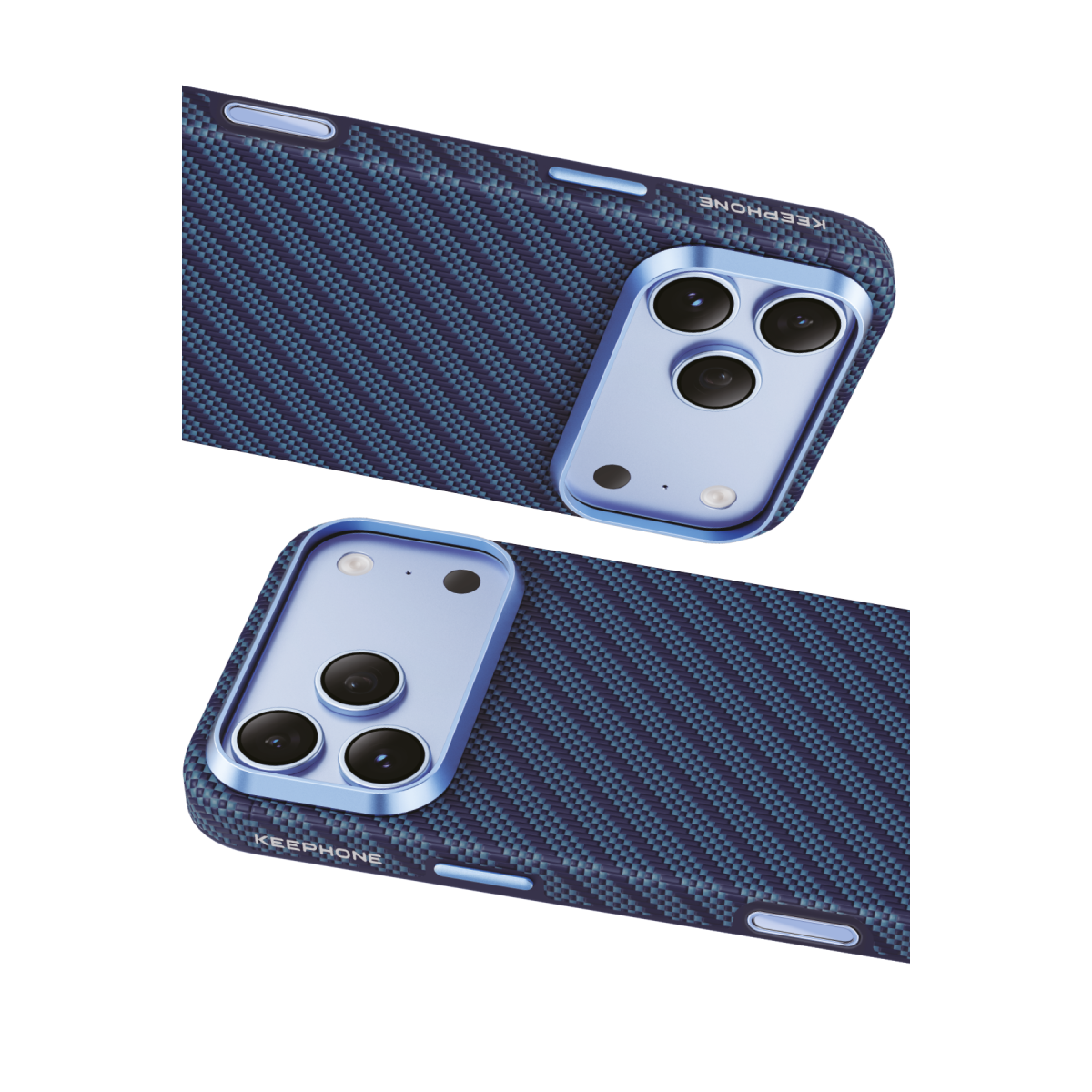 Keephone Apple iPhone 18 Pro Mono Aramid Fiber Magsafe Kapak