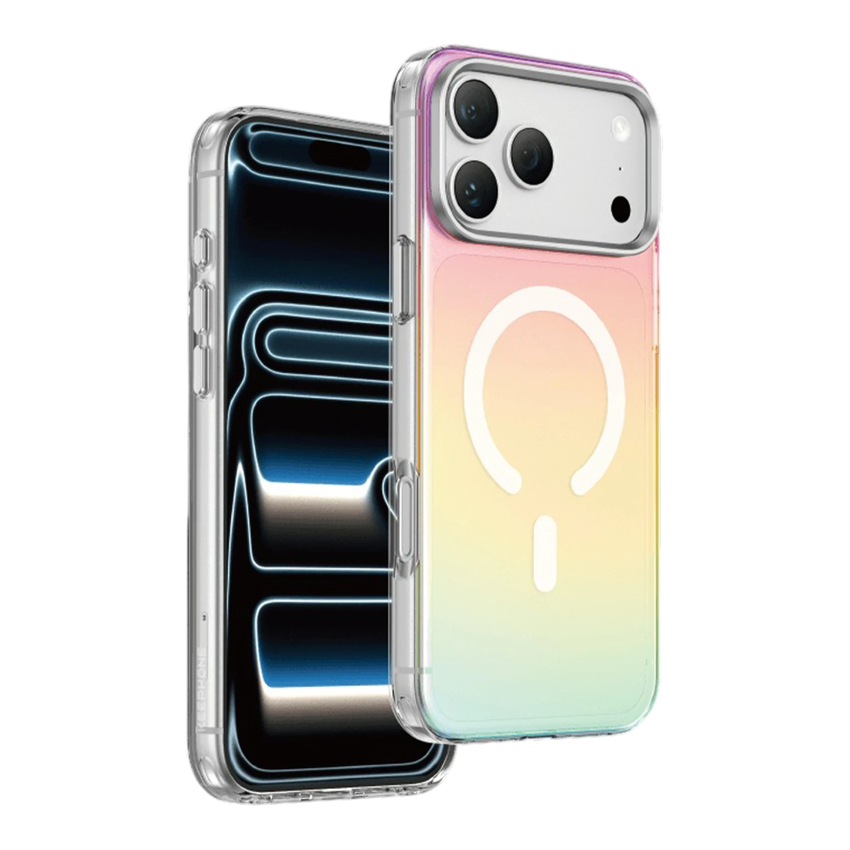 Keephone Apple iPhone 18 Pro Rainbow Magsafe Kapak