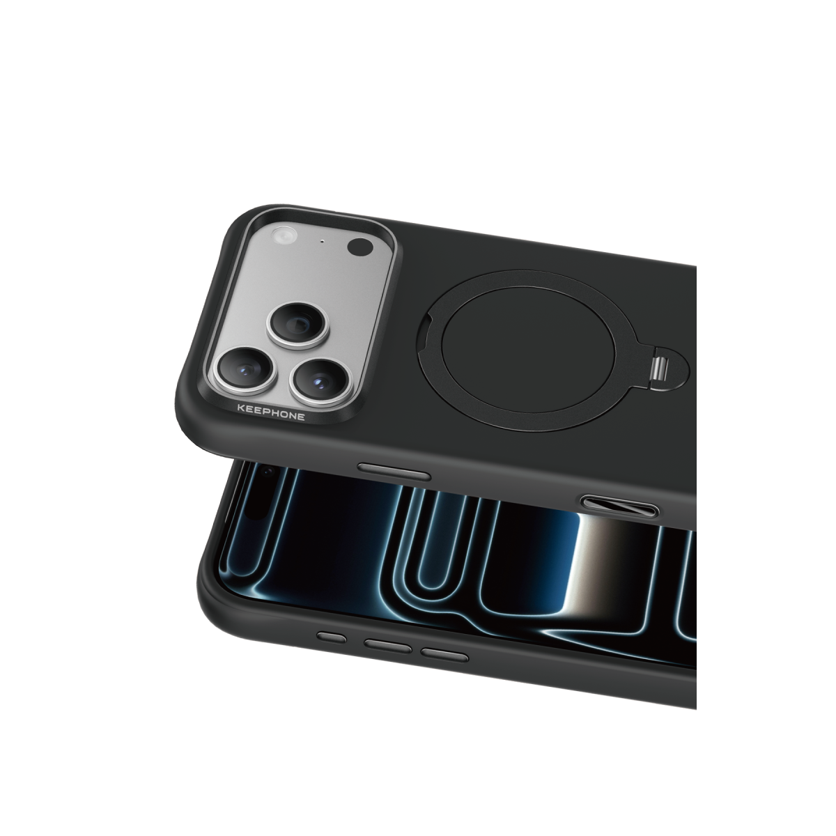 Keephone Apple iPhone 18 Pro Rovana Standlı Magsafe Kapak