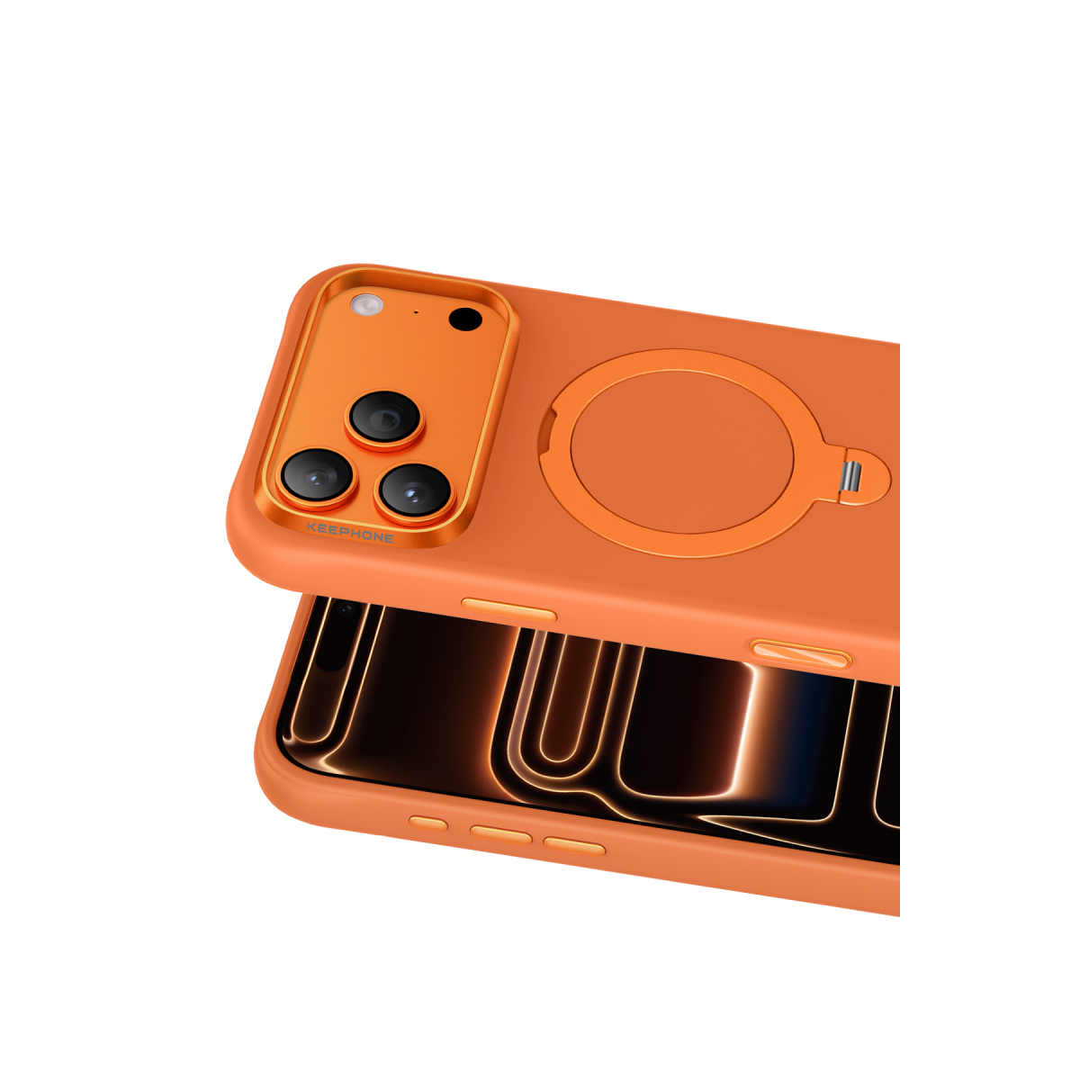 Keephone Apple iPhone 18 Pro Rovana Standlı Magsafe Kapak