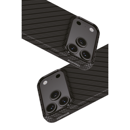 Keephone Apple iPhone 18 Pro Titan Aramid Fiber Magsafe Kapak