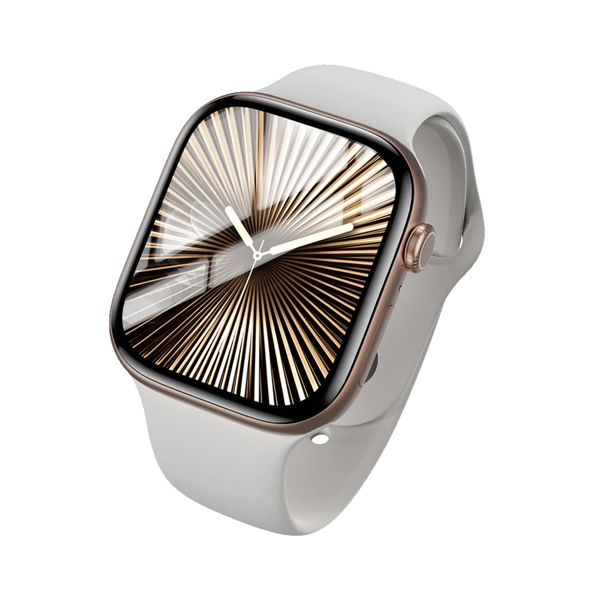 Keephone Apple Watch 46mm 3D Nano Flex Saat Ekran Koruyucu - Şeffaf