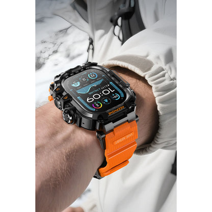 Keephone Apple Watch Ultra 49mm Bassion Kasalı Kordon