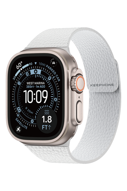 Keephone Apple Watch Ultra 49mm Lycucci Kordon - Beyaz