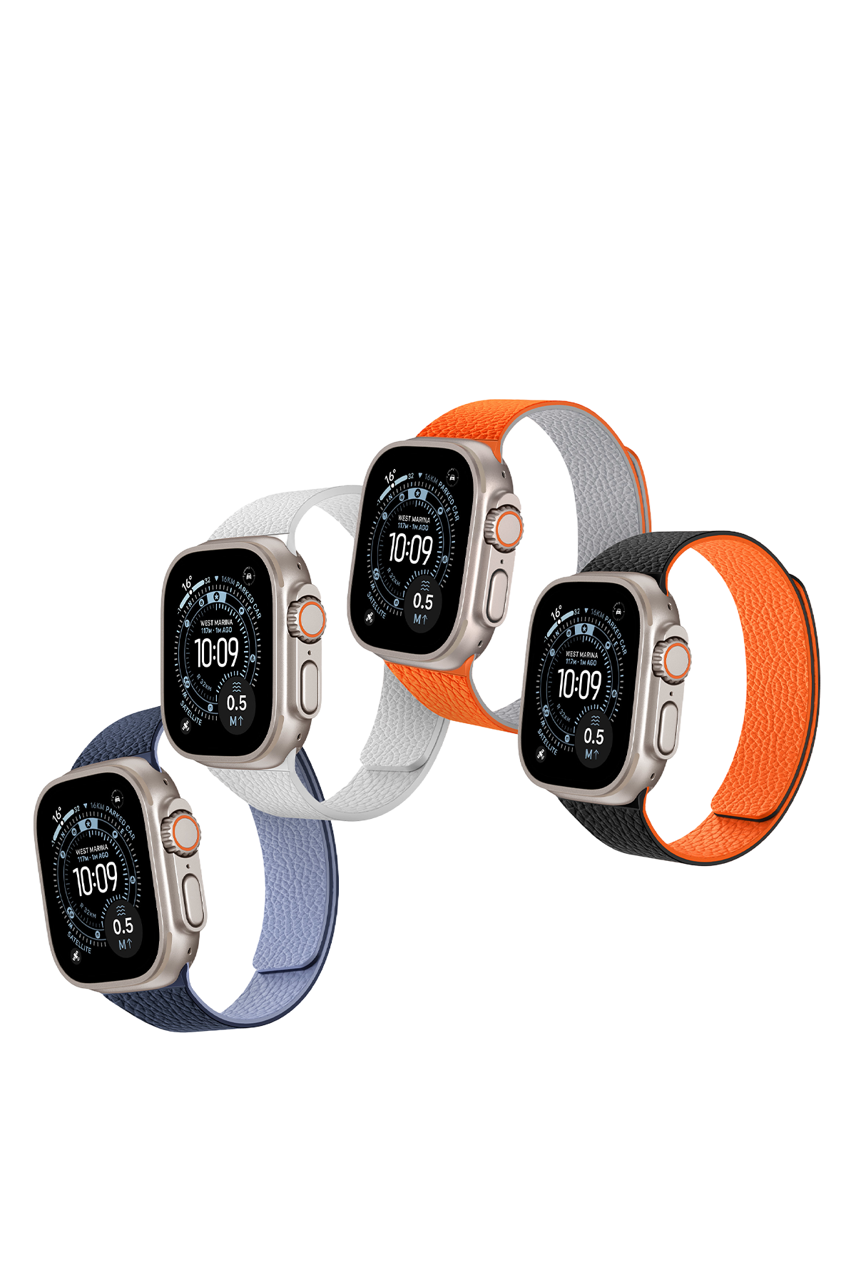 Keephone Apple Watch Ultra 49mm Lycucci Kordon - Beyaz