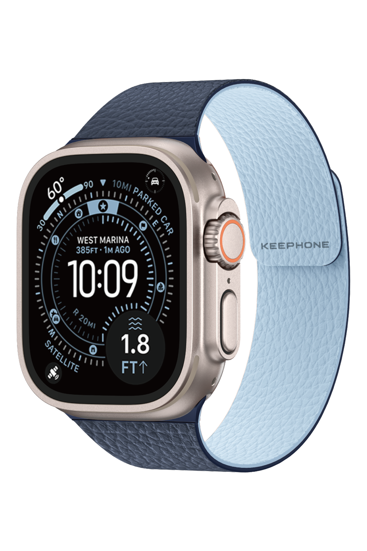 Keephone Apple Watch Ultra 49mm Lycucci Kordon - Lacivert