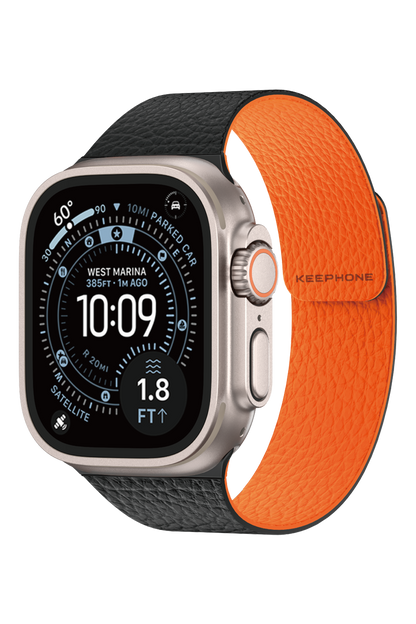 Keephone Apple Watch Ultra 49mm Lycucci Kordon - Siyah