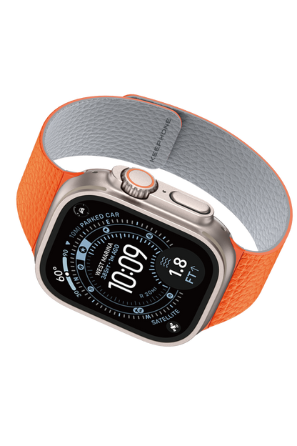 Keephone Apple Watch Ultra 49mm Lycucci Kordon - Turuncu