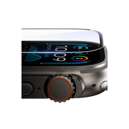 Keephone Apple Watch Ultra 49mm Ultra Glass Pro Saat Cam Ekran Koruyucu - Şeffaf