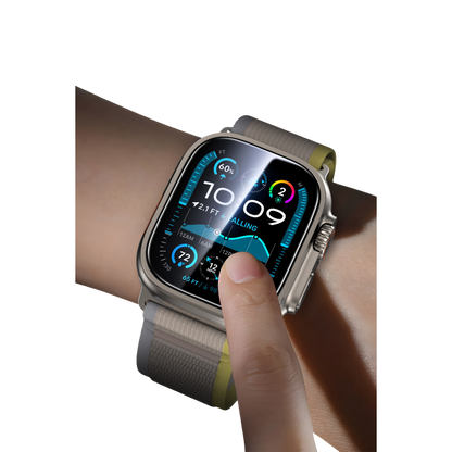 Keephone Apple Watch Ultra 49mm Ultra Glass Pro Saat Cam Ekran Koruyucu - Şeffaf