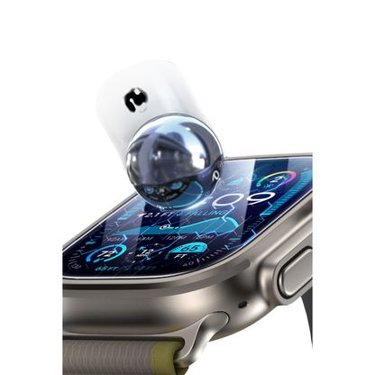 Keephone Apple Watch Ultra 49mm Ultra Glass Pro Saat Cam Ekran Koruyucu - Şeffaf
