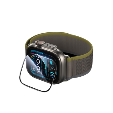 Keephone Apple Watch Ultra 49mm Ultra Glass Pro Saat Cam Ekran Koruyucu - Şeffaf