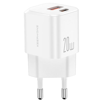 Keephone Rapid CH23061 1 Adet 20W Type-C ve 1 Adet 18W USB Çıkışlı PD Şarj Cihazı