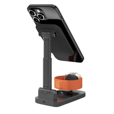 Keephone CR-302 3in1 Masaüstü Kablosuz Şarj Standı