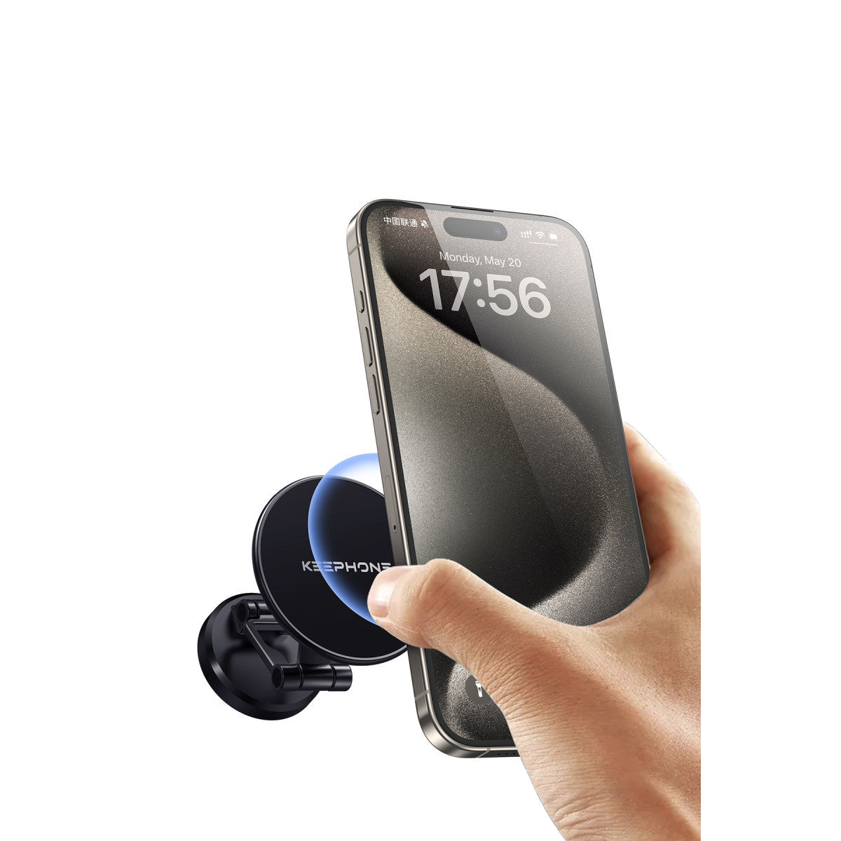 Keephone MagHold CR106 Yapışkanlı 360 Derece Ayarlanabilir Manyetik Magsafe Telefon Tutucu