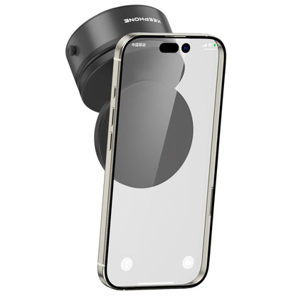 Keephone CR107 Vantuzlu 360 Derece Ayarlanabilir Kablosuz Şarj Destekli Manyetik Magsafe Telefon Tutucu