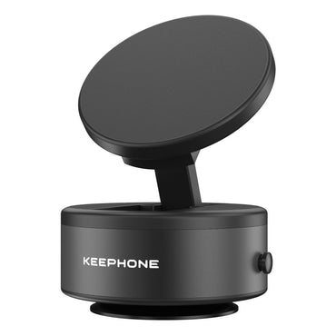 Keephone CR107 Vantuzlu 360 Derece Ayarlanabilir Kablosuz Şarj Destekli Manyetik Magsafe Telefon Tutucu