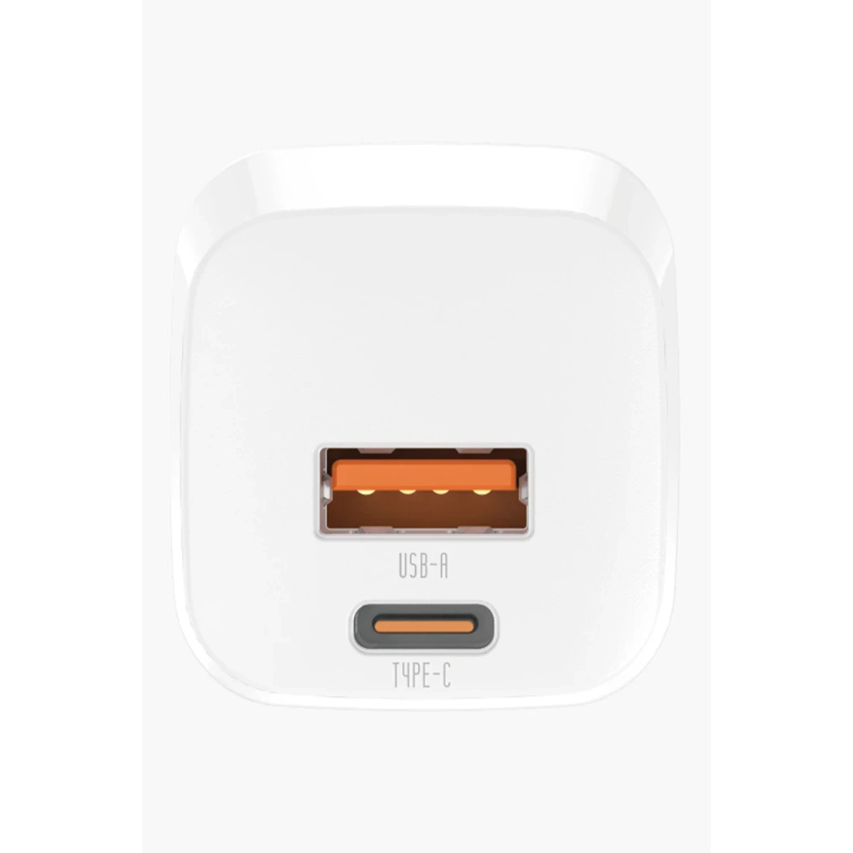 Keephone GaN Wall CH23091 30W 1 Adet Type-C ve 1 Adet USB Çıkışlı GaN Şarj Cihazı - Beyaz