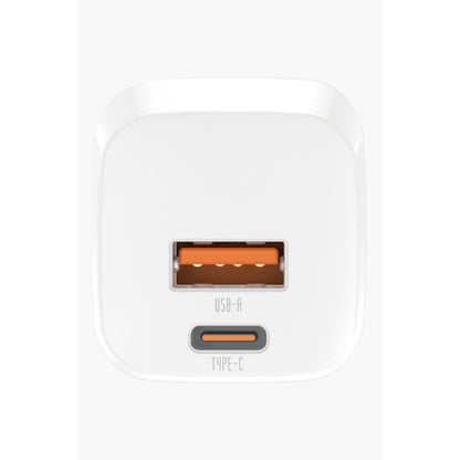 Keephone GaN Wall CH23091 30W 1 Adet Type-C ve 1 Adet USB Çıkışlı GaN Şarj Cihazı