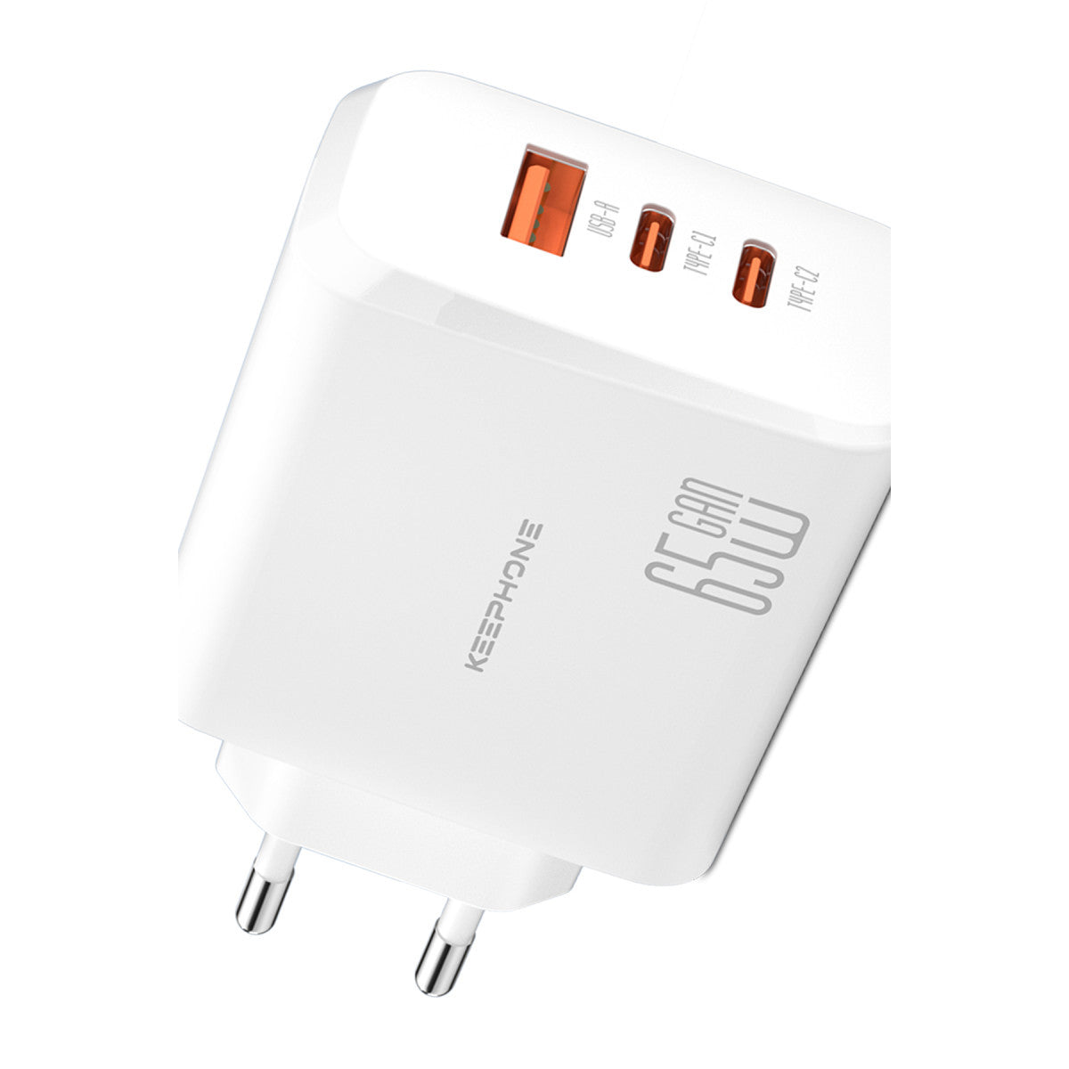 Keephone GaN Wall CH23121 2 Adet 65W Type-C ve 1 Adet 45W USB Çıkışlı GaN Şarj Cihazı