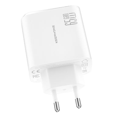 Keephone GaN Wall CH23121 2 Adet 65W Type-C ve 1 Adet 45W USB Çıkışlı GaN Şarj Cihazı